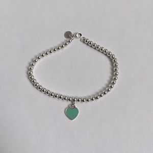 Tiffany’s Heart Tag Bead Bracelet